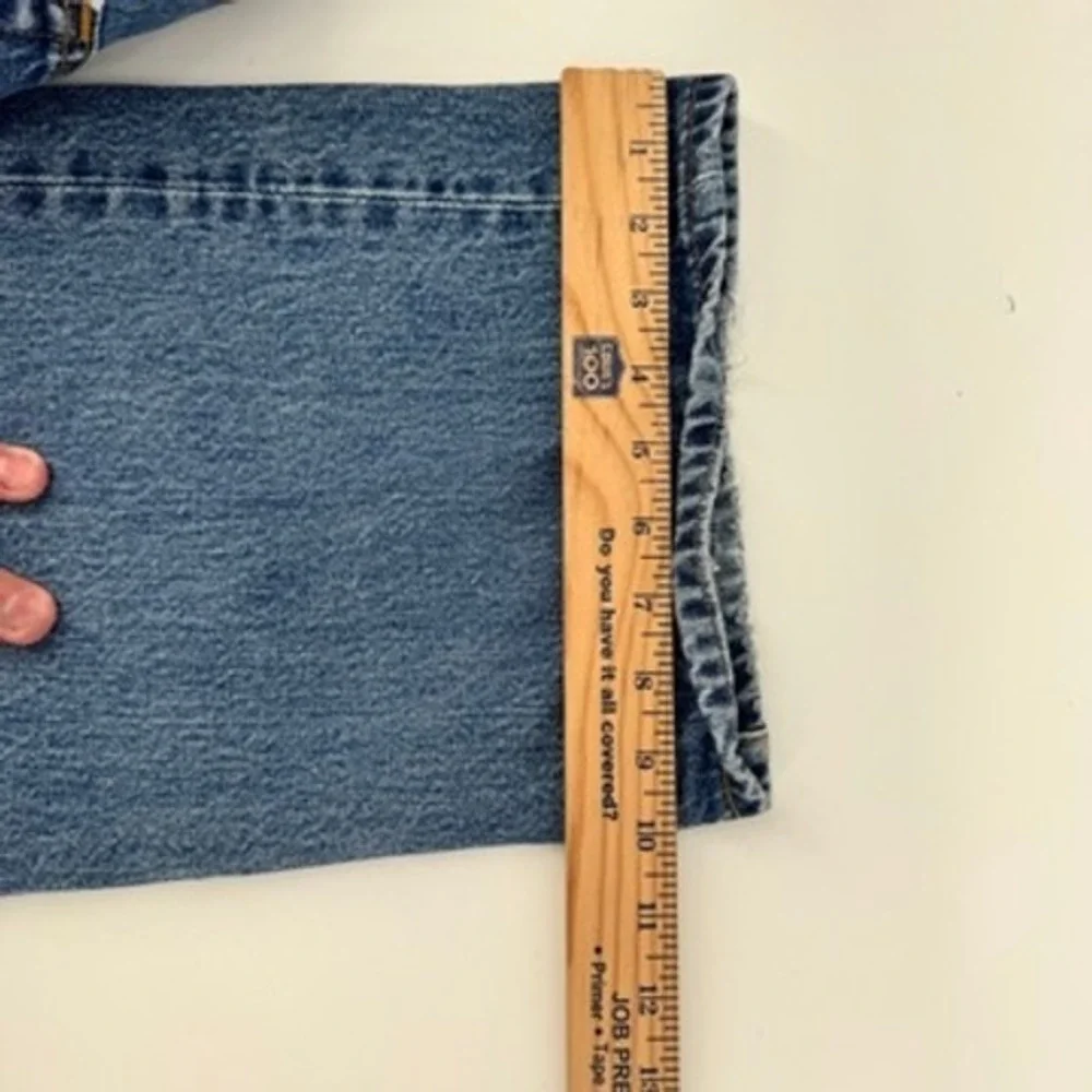 Levi's 501 Original‎ Fit Jeans Mens 46x32 Blue Button Fly Straight Leg Denim